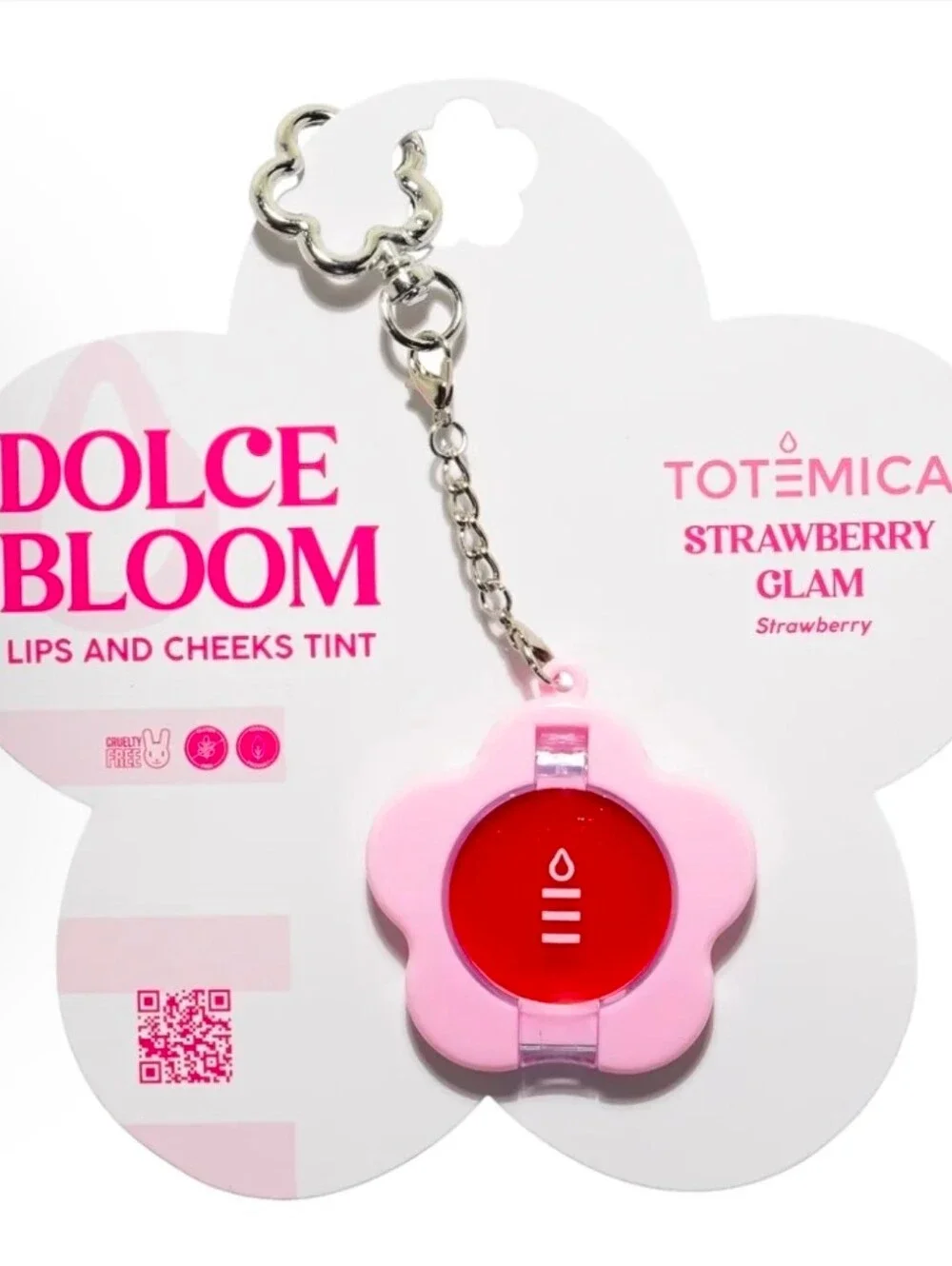 Totemica Beauty Lip + Cheek Tint in Strawberry Glam BNIB